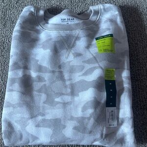 Tek Gear White Camo Fleece Sweatshirt